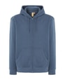 Hooded Sweater JHK Unisex Full Zip Fuji Steel Blue